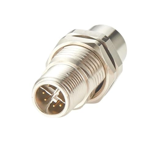 Image of Plinkwirekb M12 X Code 8 Pin Male to Female Bulkhead Feedthrough Connector IP67 Cat6A Ethernet Panel Mount Adapter 10Gbps Shielded Circular Connector for Industrial Network Automation (1PCS)