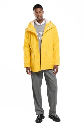 Image of Armor Lux Men's 76831 Raincoat Not Applicable, Yellow (Jaune 007), Large