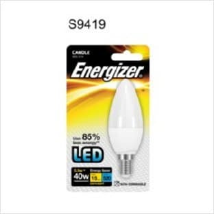 Image of Energizer LED Candle 470lm E14 Daylight SES 5.9w
