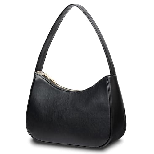 Image of KALIDI Black Shoulder Bag Black Handbag Bag For Women Small Leather Ladies Hand Bag Little Y2k