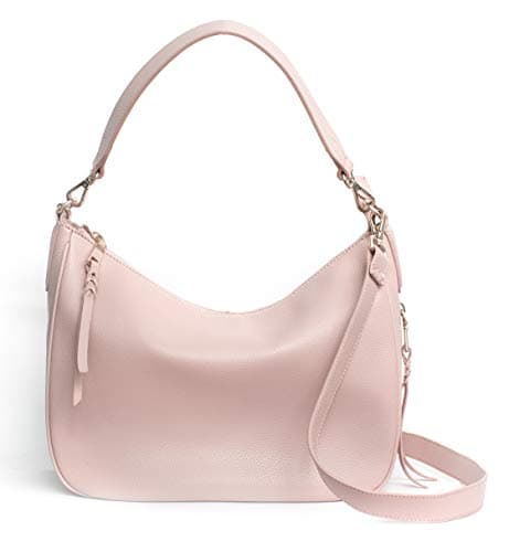 Image of Meliaebag Mirrorless DSLR Camera Bag Purse for Women, Cute Premium Leather Crossbody Hobo Shoulder Tote for Travel, Fits Canon Nikon Sony Olympus (Pink)