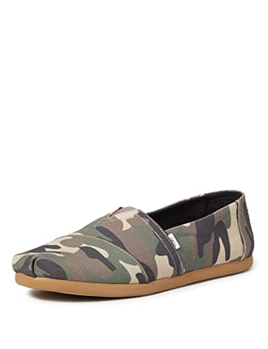 Image of TOMS Men's Alpargata Loafer Flat, Green, 8 UK