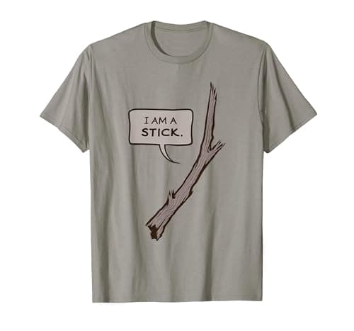 Image of Stormlight Archive I Am A Stick T-Shirt, Men, Slate Grey, Small