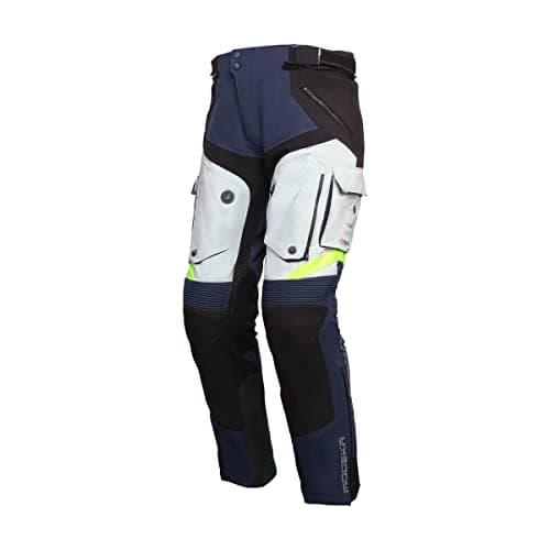 Image of Modeka Panamericana 2 Motorcycle Textile Pants, blue/grey, 2XL