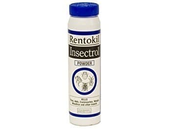 Image of Rentokil Rentokil Insectrol Powder Kills Fleas Bed Bugs Woodlice Wasps And Moths