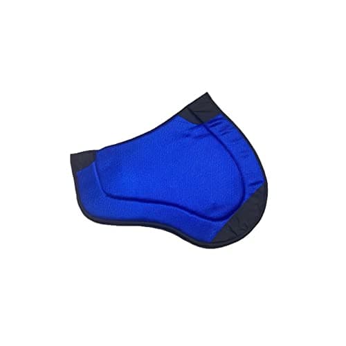 Image of JRI Equestrian Horse Riding Soft Full Saddle Pad Cloth With Foam Filling Inside - Blue *(Same Day Dispatch)*