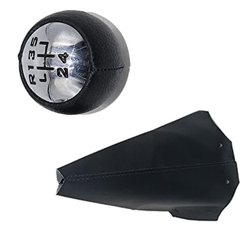 Image of MKSZY for Peugeot 307 308 3008 407 5008 807 for Citroen C3 C4 C8 PU Leather Manual Gear Shift Knob Shifter Lever Handle Stick