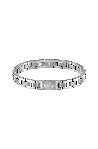 Image of BOSS Jewelry Men's METAL LINK ESSENTIALS Collection Link Bracelet - 1580036
