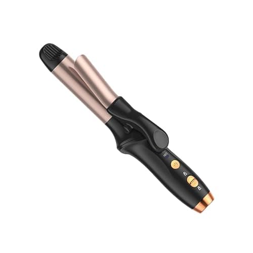 Image of Cordless Curling Wand Mini Hair Curler, 25mm Portable Travel Curling Tongs with 3 Temperature Heating Levels, USB Chargable