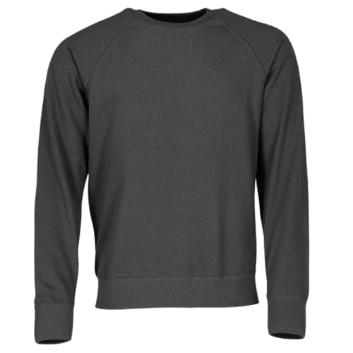 Image of Fruit of the Loom Mens Lightweight Raglan Sweatshirt (240 GSM) (2XL) (Light Graphite)