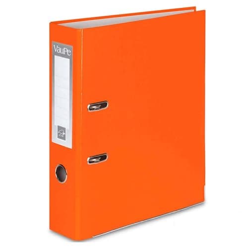 Image of OFFICE CENTRE 1x Orange A4 Large 75mm Lever Arch File Folder Metal Edge Strengthened Stationery Document Archive Paper Storage Office School Home Easy Filing System 15 Colour Coding Wide Spine