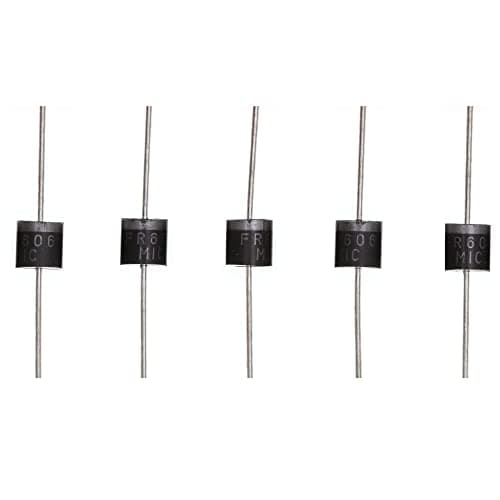 Image of HUABAN 5PCS FR606 Fast Recovery Rectifier Diode 6A 800V R-6 Axial 6 Amp 800 Volt