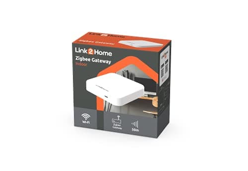 Image of Link2Home Zigbee Smart Gateway Module Hub for WiFi, Compatible with Alexa, Google Assistant, Siri + Includes 1m USB Cable