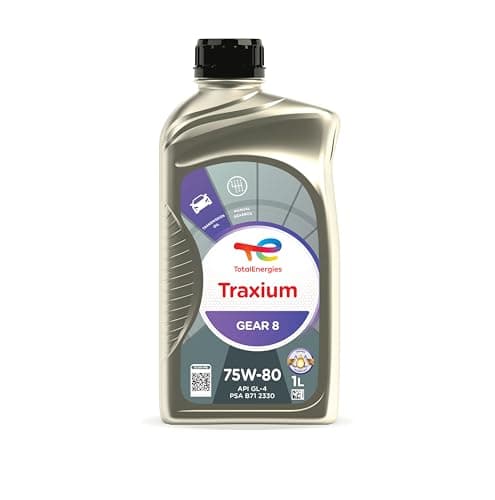 Image of TotalEnergies TRAXIUM GEAR 8 75W-80 API GL-4+ Transmission Fluid Gearbox Oil- 1L