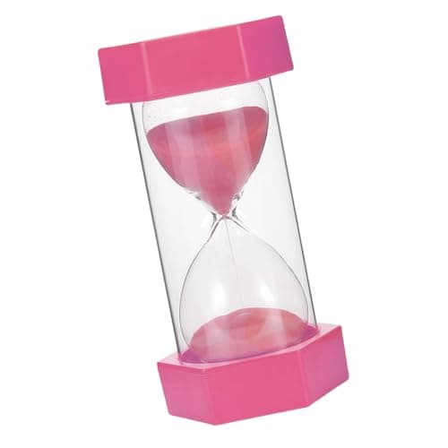 Image of Hourglass Timer 30 Minute Visual Kitchen Timer Pink Hourglass Sand Clock 6.5 * 13 cm Student Study Hourglass Timer Time Management Shower Brushing Teeth Home Office Decoration Present Giving