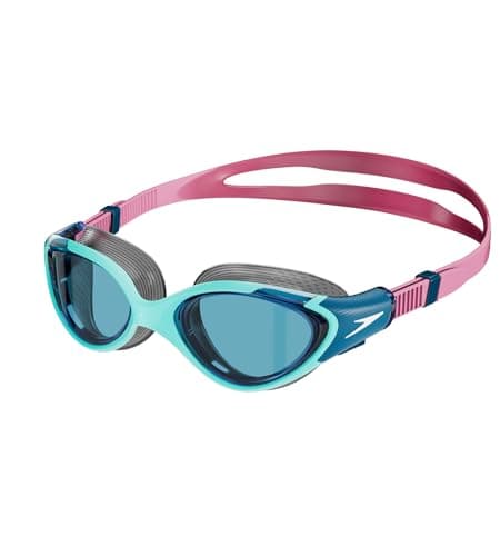 Image of Speedo Women's Biofuse 2.0 Swimming Goggles | Female Design | Patented Adjust Mechanism | Anti-fog | Anti-leak | Comfort Fit Goggles