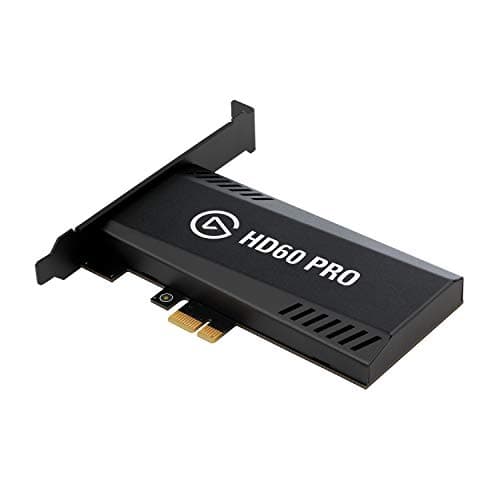 Image of Elgato HD60 Pro Capture Card, 1080p 60 Capture and Passthrough, PCIe Capture Card, Low-Latency Technology, PS5, PS4, Xbox Series X/S, Xbox One , black