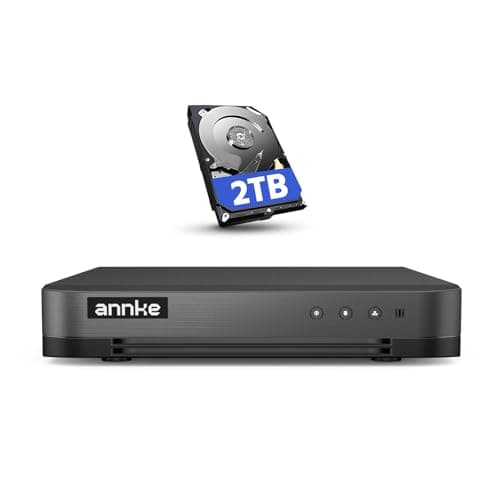 Image of ANNKE 16CH 1080P Lite Hybrid 5-in-1(TVI/AHD/CVI/CVBS/IPC) CCTV AI DVR, Human/Vehicle Detection, H.265+ Security 16 Channel Surveillance Digital Video Recorder with 2TB Hard Drive, Easy Remote Access