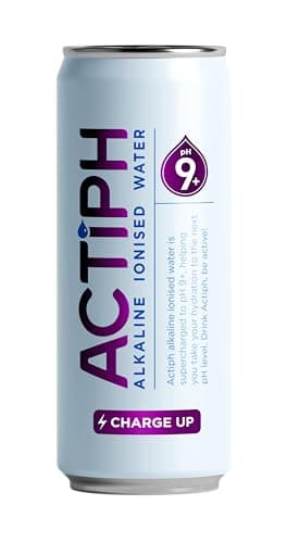 Image of Alkaline Spring Water Cans pH9+ (12x 330ml) Purified with Electrolytes Clean and Smooth Taste ACTIPH Water