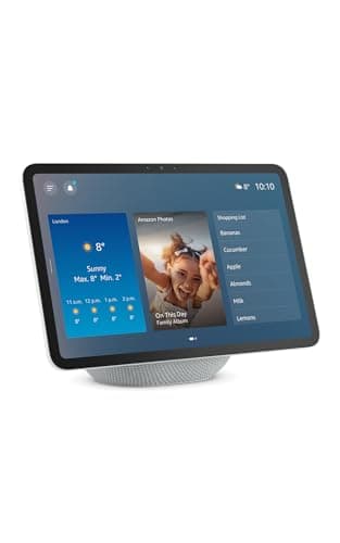 Image of Certified Refurbished Amazon Echo Show 11 (newest gen), Vibrant Full-HD 11" display with more viewing area, spatial audio, Glacier White