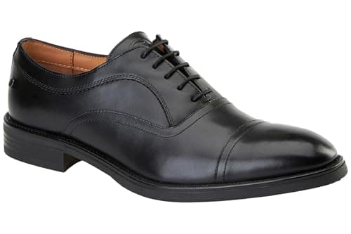 Image of Base London Lapel Waxy Black Mens Shoes 11 UK