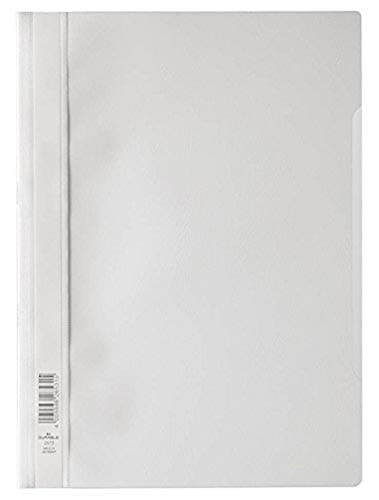 Image of Durable 252302 Clear View Folder-Report File A4 PP, White - Pack of 25