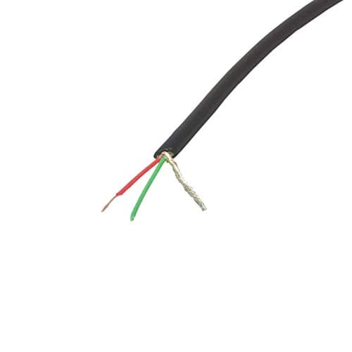 Image of Van Damme XKE Microphone Balanced Pro-Patch Cable, 2 Core and Screen (Thin). 1m. Black