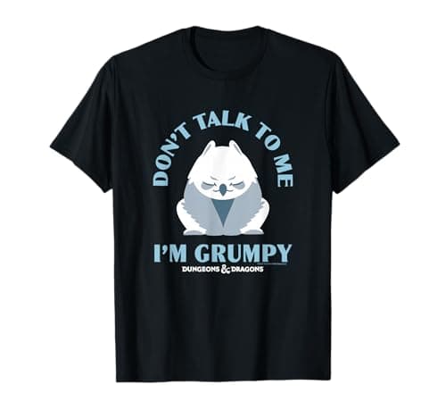 Image of Dungeons & Dragons Classic Owlbear Don't Talk To Me Grumpy T-Shirt
