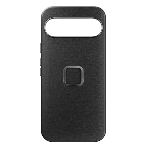 Image of Peak Design Mobile Everyday Phone Case for Google Pixel 9 Pro XL, Charcoal, Slim Profile, Drop Protection, Weatherproof Fabric Shell, SlimLink Connects to Mobile Mounts & Gear