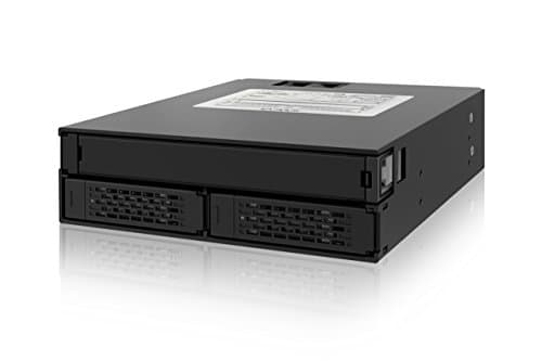 Image of Icy Dock MB994IPO-3SB 2x 2.5-inch Mobile Rack Backplane for SATA/SAS HDD/SSD with 5.25-inch Slot for Slim ODD