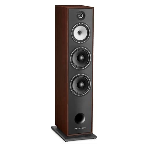 Image of Triangle - BOREA BR10 Hi-Fi Floorstanding Speakers - Power handling 200W - Efficiency 92 dB/W/m - 21cm drivers - Versatile Music and Home Cinema - 245 x 1110 x 380 mm (Walnut, Piece)