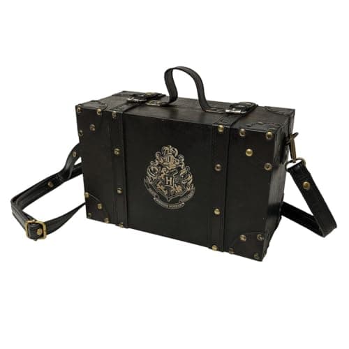 Image of Pyramid International Harry Potter Hogwarts Crest Premium Gift Set – All-Houses Collection with Keyring, Pen, Insulated Bottle, A5 Notebook & Postcard Set for Potter Fans, Black