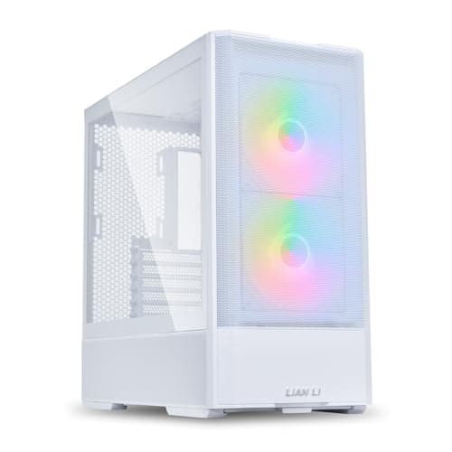Image of Lian Li Lancool 207 Mid-Tower Case | Premium ATX/mATX Gaming PC Case | Tempered Glass | Optimal Airflow White Case