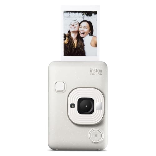 Image of Fujifilm INSTAX Mini LIPLAY Hybrid Instant Camera - Misty White