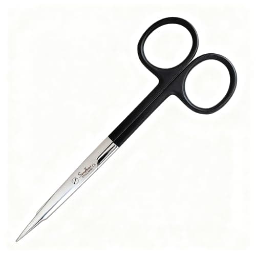 Image of HB Iris Scissors Fine Pointed 117mm Straight Surgical Stainless Steel Embroidery Fabric DIY Craft Art Tailor Vintage Stitch Retro Cut Cross Handicraft Sewing Classic