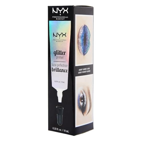 Image of NYX Professional Makeup Glitter Primer, Primer Glitter Glue, Fixing Gel for Loose Glitter, Eye Shadow and Pigment, Long Lasting, Minimizes Glitter Fallout