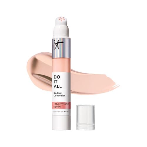 Image of IT Cosmetics Radiant Concealer with Medium Coverage, Enriched with Vitamins B3, B5 and E, Do It All Concealer, Shade: Fair Cool, 7ml