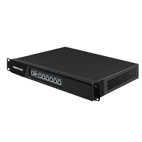 Image of MNBOXCONET 1U Rackmount Server 19'' Firewall Router Appliance N100, 6 x i226V Gigabit Ethernet Console OPNsense, VPN, Network Appliance, VGA, USB 3.0, GPIO, DDR5 8GB RAM 64GB SSD