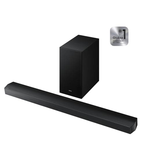 Image of Samsung Q-Series Soundbar, HW-QS700F 3.1.2 ch Subwoofer, with Wireless Subwoofer, Wireless Dolby Atmos, Q-Symphony & Convertible Fit Design for TV, Movie & Gaming