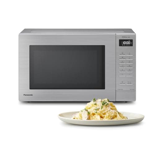 Image of Panasonic NN-ST68QSBPQ 32L Inverter Solo Microwave Oven, 1000W High Power, 24 Auto Programmes, Junior Menu Auto programmes, Quick 30 Function, Even Cooking and Defrosting, Stainless Steel Front