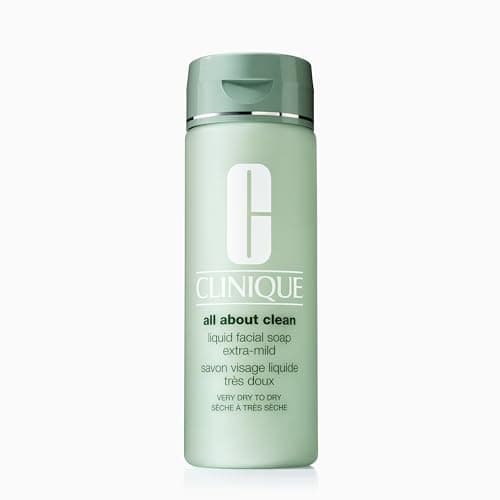 Image of Clinique All About Clean Liquid Facial Cleanser Soap, Extra Mild for Very Dry to Dry Skin Types