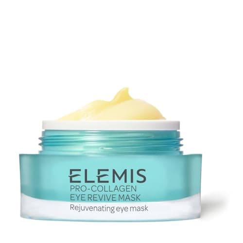 Image of ELEMIS Pro-Collagen Eye Revive Mask, 3-in-1 Anti-Wrinkle Optic Cream for Dark Circles, Refreshing Vision Gel to Brighten, Hydrate and Rejuvenate, Moisturising Under Gaze Cream, 15ml