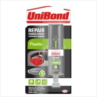 Image of UniBond Repair Plastic Power Epoxy Syringe 25ml