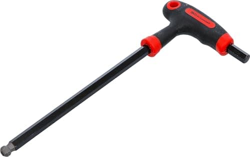 Image of BGS Diy 7882-10 | T-Handle L-Type Wrench | internal Hexagon / internal Hexagon with Ball Head | 10 mm