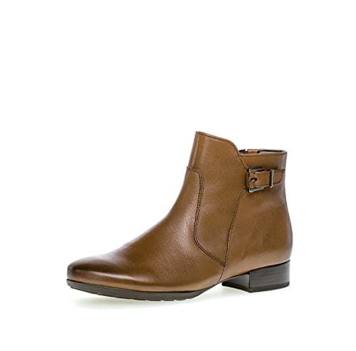 Image of Gabor Women's Classic Ankle Boots, Women's Ankle Boots, Comfortable Extra Width (H), Brown whisky, 4 UK
