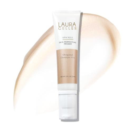 Image of LAURA GELLER NEW YORK Spackle Super-Size - Champagne Glow - 2 Fl Oz - Skin Perfecting Primer Makeup with Hyaluronic Acid - Long-Wear Foundation Face Primer