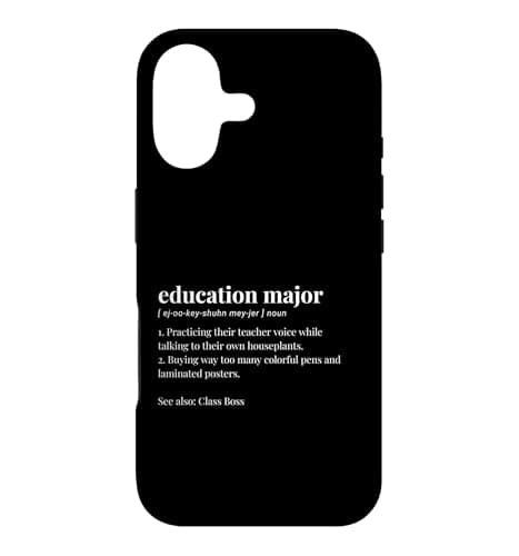 Image of Dictionary College Majors Education Major Pedagogy Student Case for iPhone 17