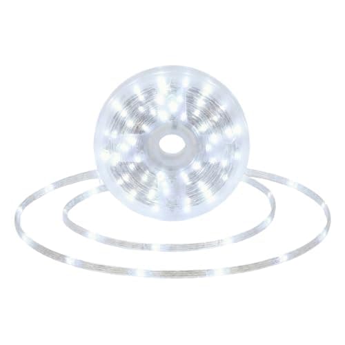 Image of 50m/500 LEDs Cool White Fairy Lights - Mains Powered String Lights with 8 Modes, Memory & Timer, Flexible Leather-Thread Wire, IP44 Waterproof for Indoor/Outdoor Christmas, Home & Garden Décor