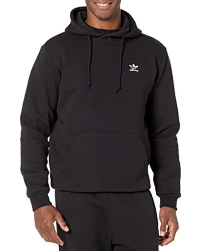 Image of adidas Originals Men's Trefoil Essentials Hoodie, Black, S