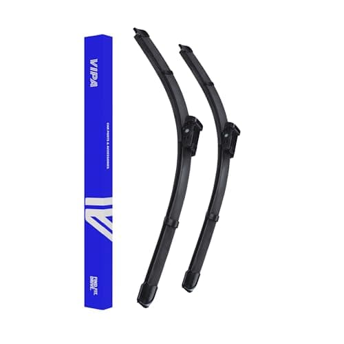 Image of Vipa Car Parts Premium Wiper Blade Kit | Fits: PORSCHE 911 Convertible (Jun 2009 Onwards) | All-Weather Performance | Durable, Streak-Free Windshield Wipers | Easy Installation
